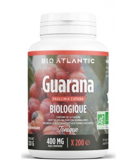 GPH Diffusion - Guarana bio - 200 comprimés