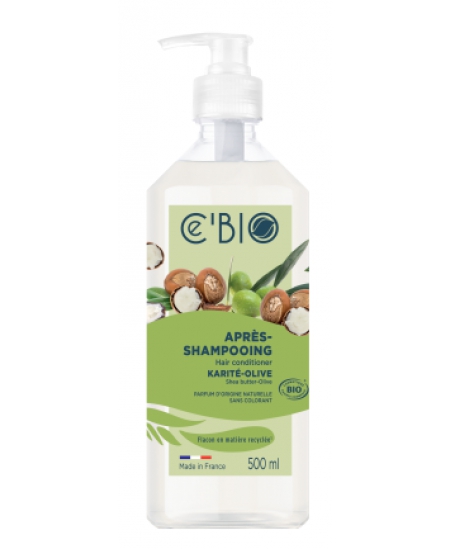 C'bio - Après Shampooing Olive et Karité - 500 ml