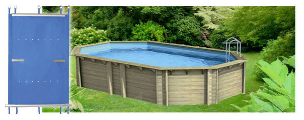 Couverture piscine bois hors-sol/semi-enterrée - Sécuri Bois