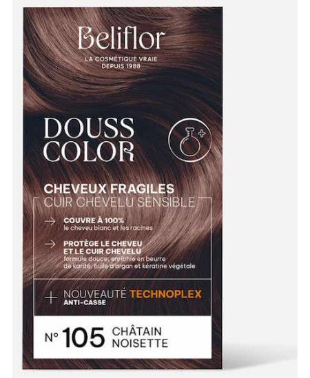 Beliflor Coloration DoussColor Châtain Noisette No 105 131 ml