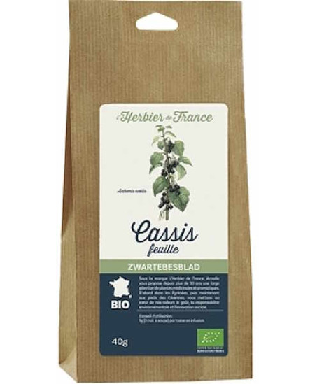 Herbier De France Cassis Feuilles 40 gr