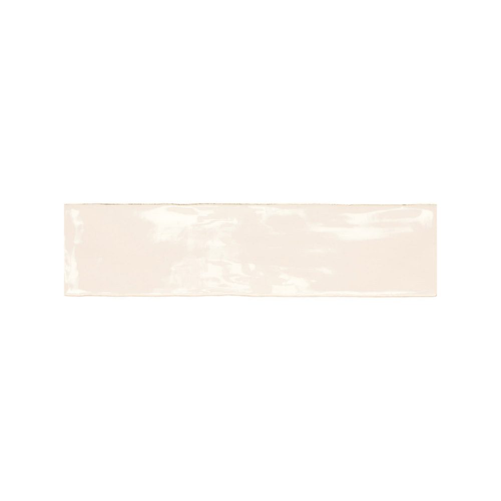 Carrelage effet Zellige Beige 30 × 7 – 5 × 0,82 cm Brillant Novaril, Mur intérieur (vendu par carton de 0,5 m²), RO'MA CARRELAGE