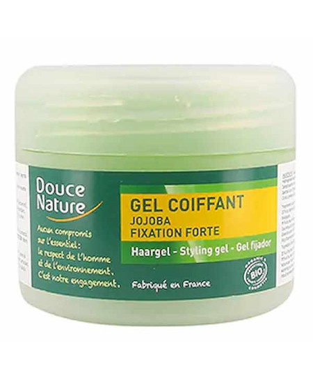 Douce Nature Gel coiffant fixation forte à l'huile de Jojoba 100 ml