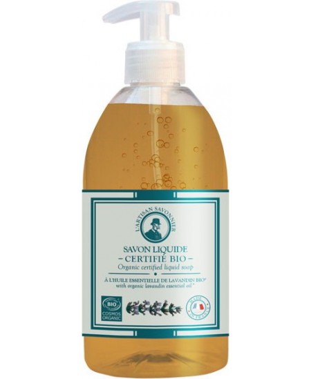 L'artisan Savonnier Hygiène - Savon liquide à l'huile essentielle de Lavandin - 500 ml