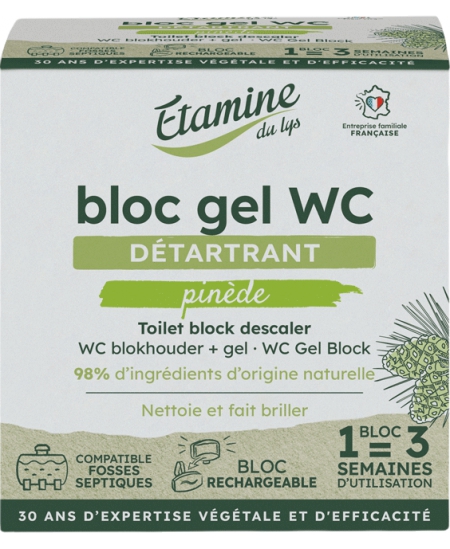 Etamine du Lys - Bloc gel WC au Pin et à l'Eucalyptus