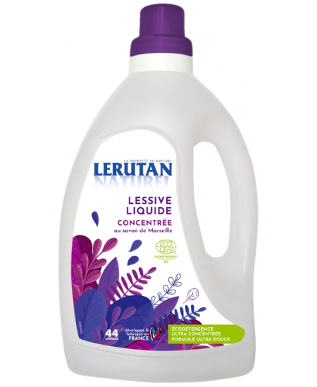 Lerutan - Lessive liquide concentrée Savon de Marseille - 1.5L
