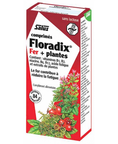 Salus Floradix fer + plantes 84 comprimés