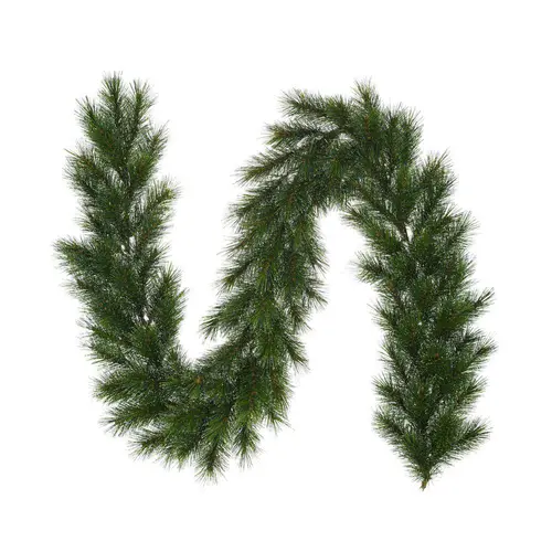 Extérieur essentiel：Guirlande artificielle verte Glendon - Ø 25 cm x 80 cm