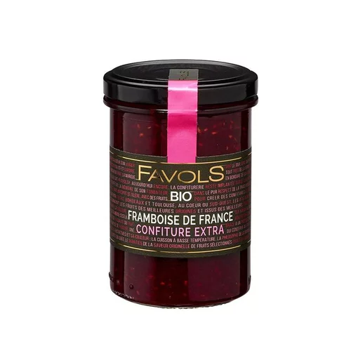 Pour vos aménagements extérieurs：Framboise de France Confiture Extra pot 250g