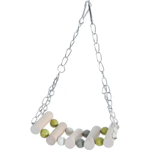 Jardin expert：Suspension pont en bois avec une chaîne en métal coloris multicolore Zolux – 13 x 6 x 20 cm