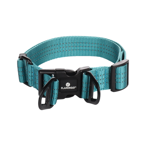 COLLIER ZORBA FLAMINGO® - TURQUOISE - LARGE - 45-65CM