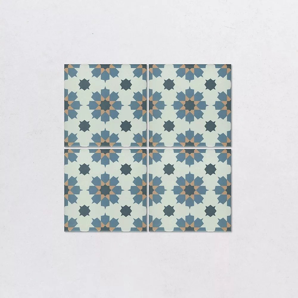 Carrelage Imitation Carreaux De Ciment 20 × 20 LA VILETTE Benoit Jaune – Les Carreaux de Jean