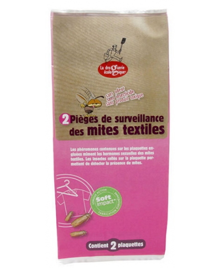 Droguerie Ecologique - Contrôle des mites textiles 2 plaquettes