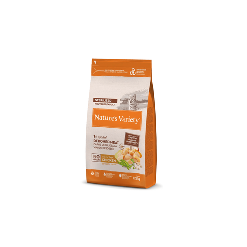 CROQUETTES CHAT NATURE'S VARIETY® NO GRAIN STERILIZED POULET - 1,25KG