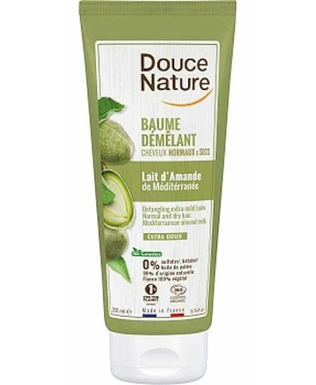 Douce Nature Baume démêlant cheveux normaux à secs lait d'amande 200ml