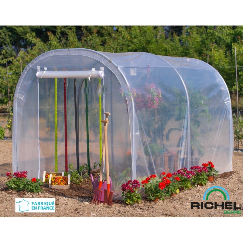 Serre 6m² – 2x3m – 1 porte zippée