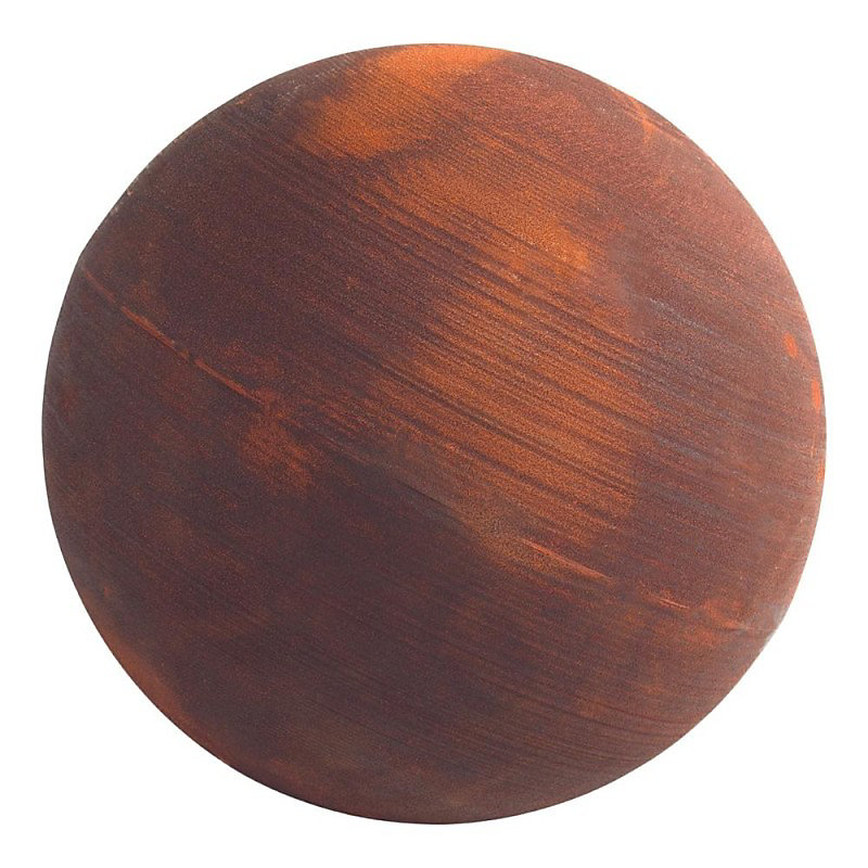 Boule rouillée jardin corten – Rouille 40 cm