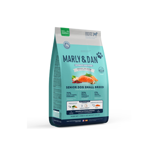 CROQUETTES CHIEN SENIOR PETITE TAILLE MARLY & DAN® - 4KG