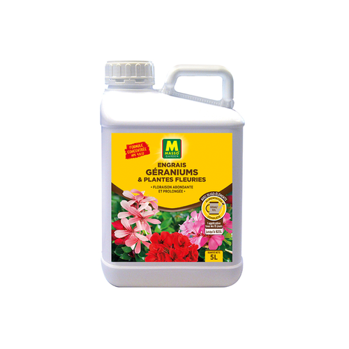 ENFRAIS LIQUIDE GÉRANIUMS & PLANTES FLEURIES MASSO® - 5L