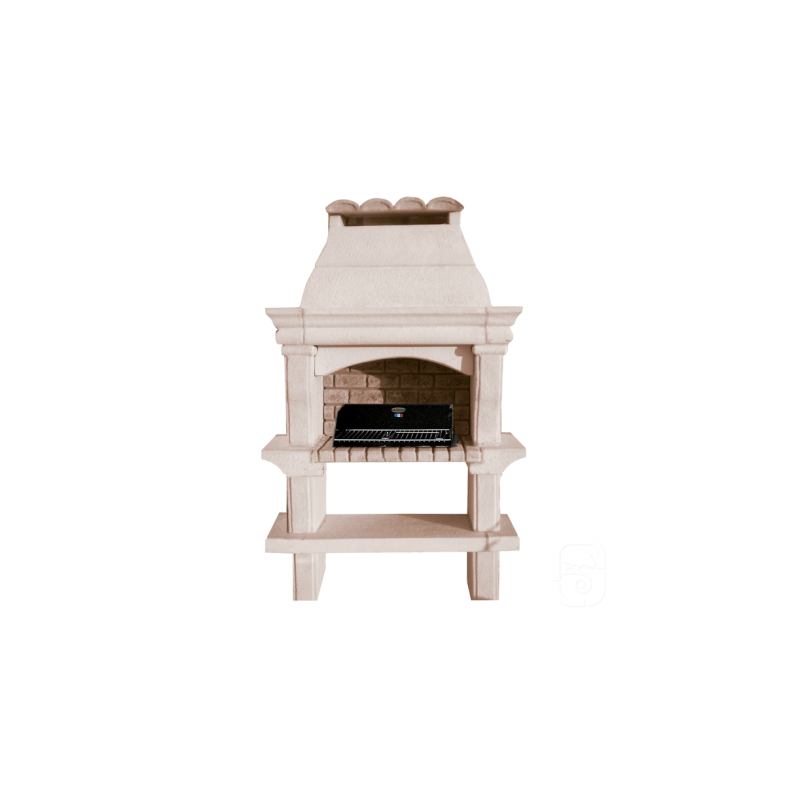 Barbecue en pierre Provence 115 cm - Fabriqué en France