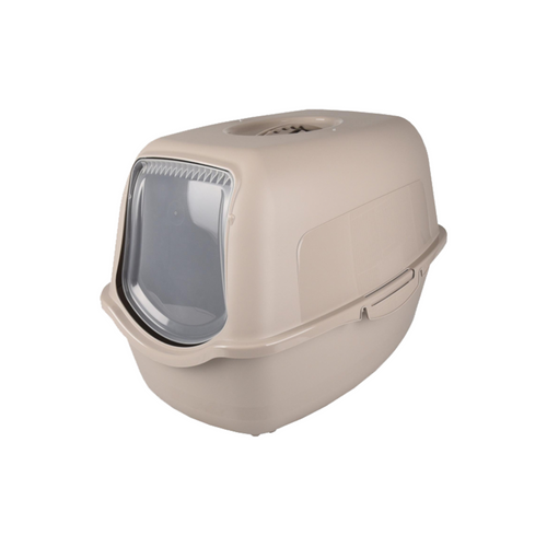 MAISON DE TOILETTE POUR CHAT 'LEXIE' GRIS CLAIR FLAMINGO®