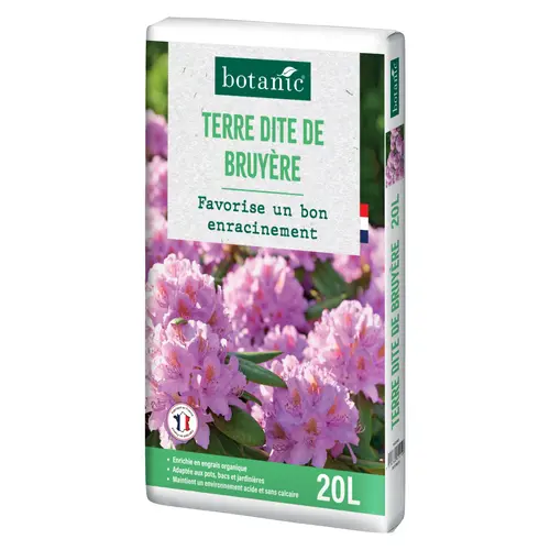 Idéal pour le jardin：Terre dite de Bruyère botanic® - 20 L