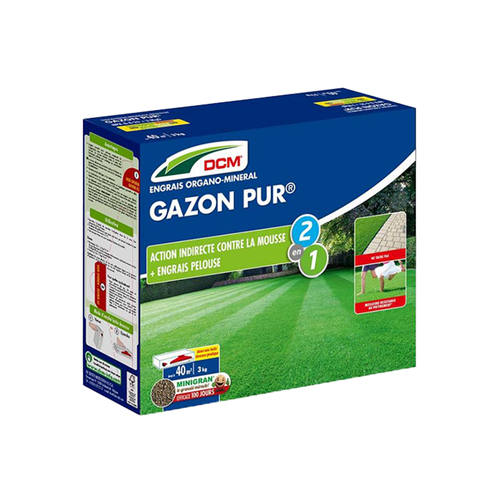 ENGRAIS GAZON PUR® DCM® - 3KG