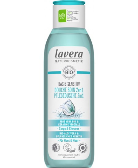 Lavera - Gel Douche Soin 2 en 1 Basis sensitiv 250 ml