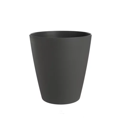 Une idée pour vos extérieurs：Le pot citoyen botanic® coloris gris anthracite format 15 L - Ø 30,4 x H 32,8 cm