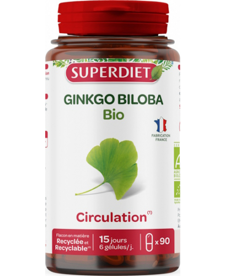 Super Diet - Ginkgo Biloba Bio - 90 gélules