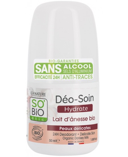 So Bio étic - Déodorant soyeux mon Lait d'ânesse - 50 ml
