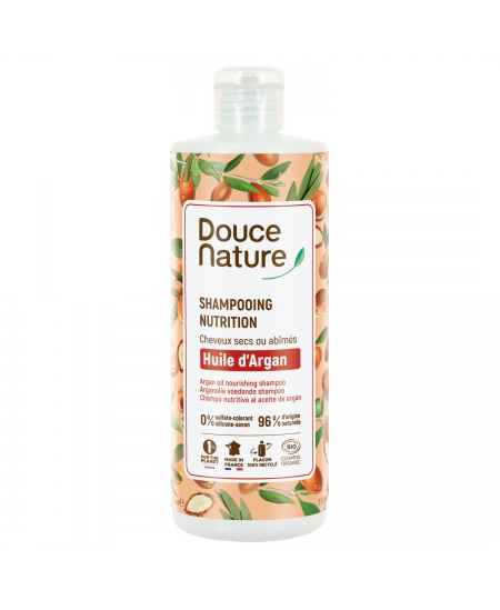 Douce Nature - Shampooing Huile d'Argan cheveux secs abîmés - 350 ml