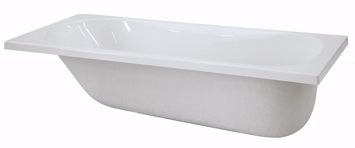 Baignoire CALYPSO (pieds inclus) – Dimensions : 170 × 70 cm, Couleur BLANC