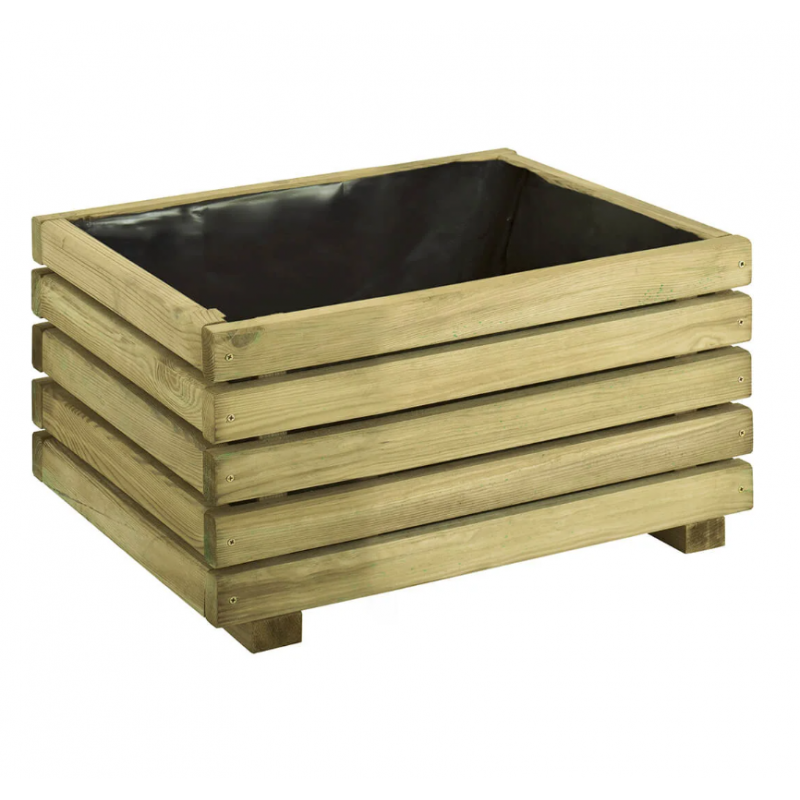 Bac à fleurs en bois carré et rectangle - 5 formats