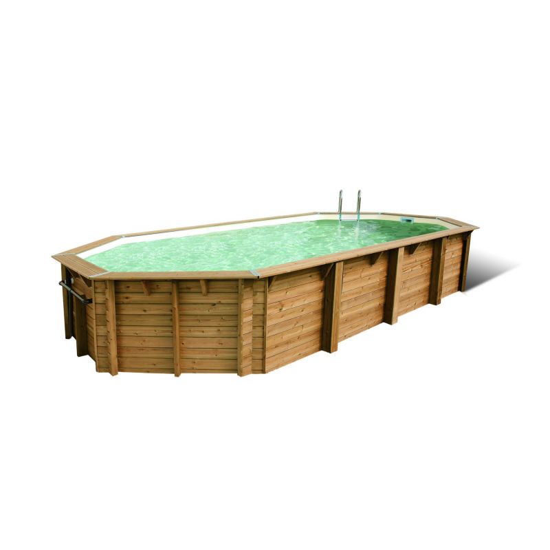 Piscine bois Océa 4,70 x 8,60 m - H130 cm - Ubbink