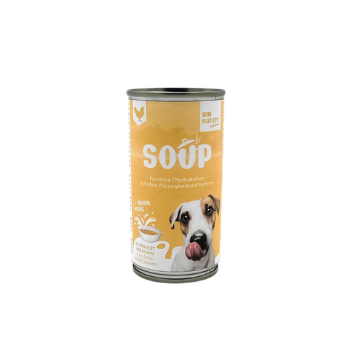 SOUPE POUR CHIEN BUBINATURE® - POULET - 185G