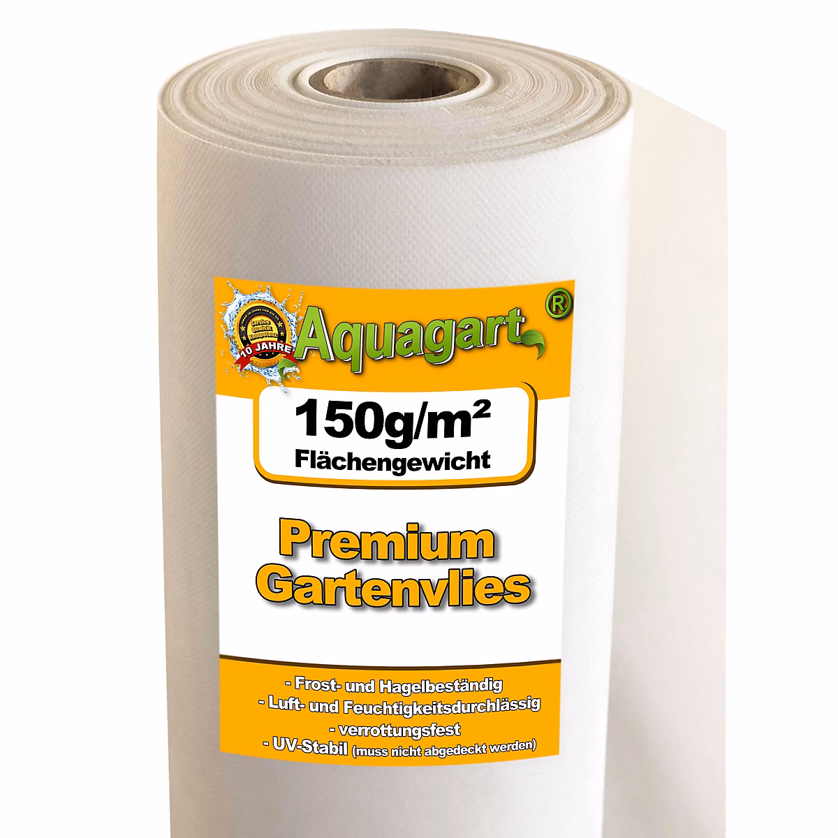 75 m² film de paillage – bâche anti-mauvaises herbes, 150 g / m² blanc 1 m Aquagart