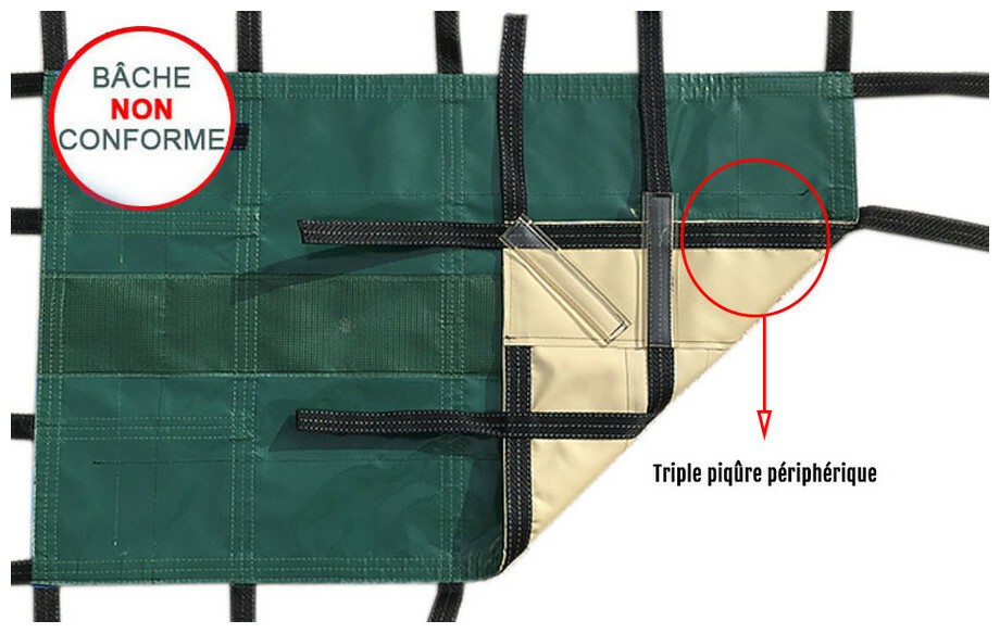 Couverture d'hivernage Frimas Super Luxe avec sangles