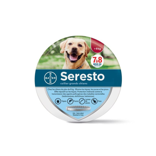 COLLIER ANTIPARASITAIRE POUR GRAND CHIEN SERESTO® - X1