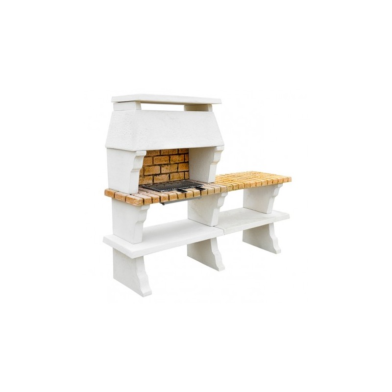 Barbecue déco XL avec hotte - Fabriqué en France