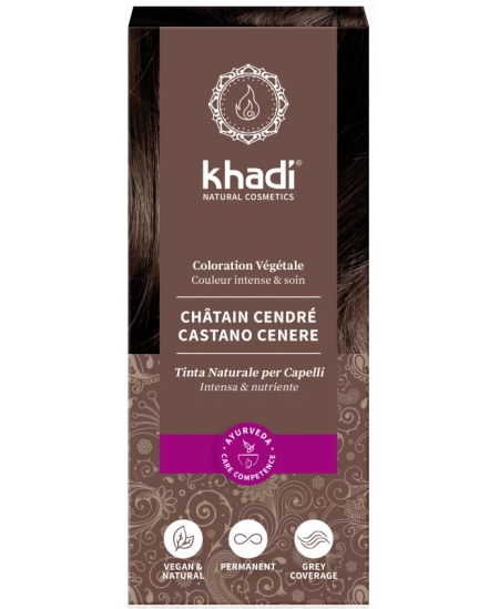 Khadi - Coloration végétale Chatain cendré 100 gr
