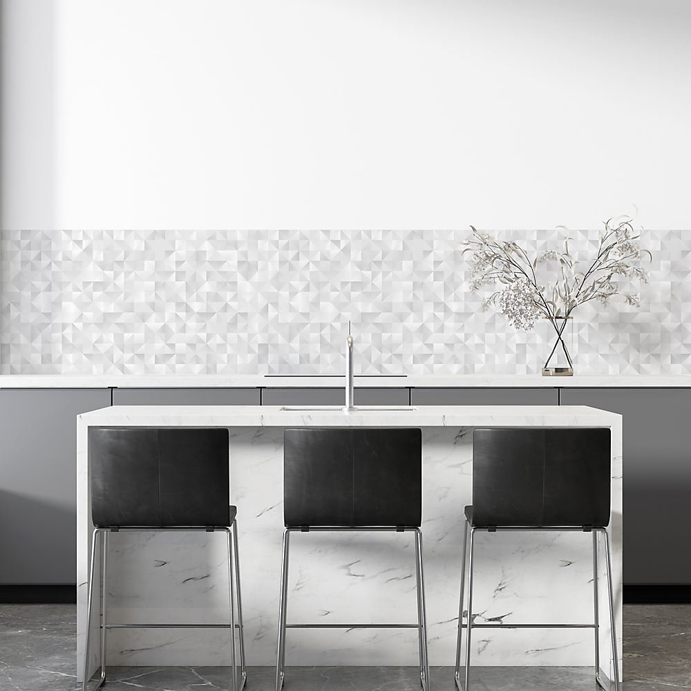 Crédence Adhésive Faïence Triangle 100 × 40 cm