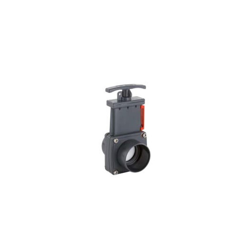 Vanne coulissante PVC-U pour bassin - Diamètres 50 et 110 mm