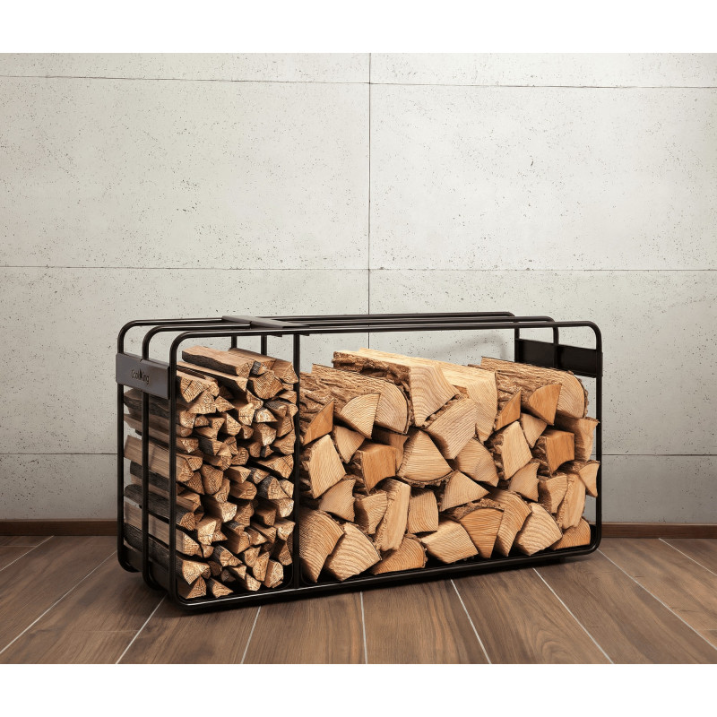Porte-bûches « FLOX » 80x40x25cm - Réf 333255