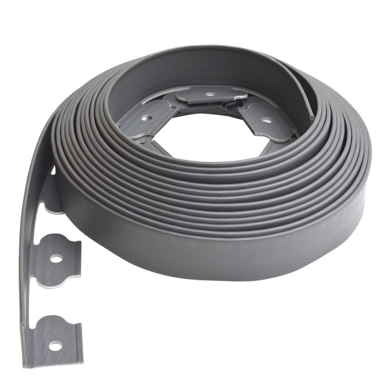 Bordure à gazon flexible H5 cm - Pose et fixation faciles