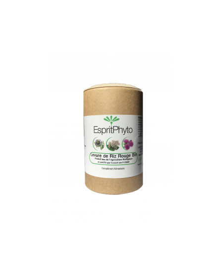 EspritPhyto - Levure de riz rouge bio - 120 comprimés