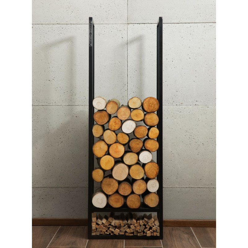 Porte-bûches «ATOS» 120x40x20 cm - Réf 333239