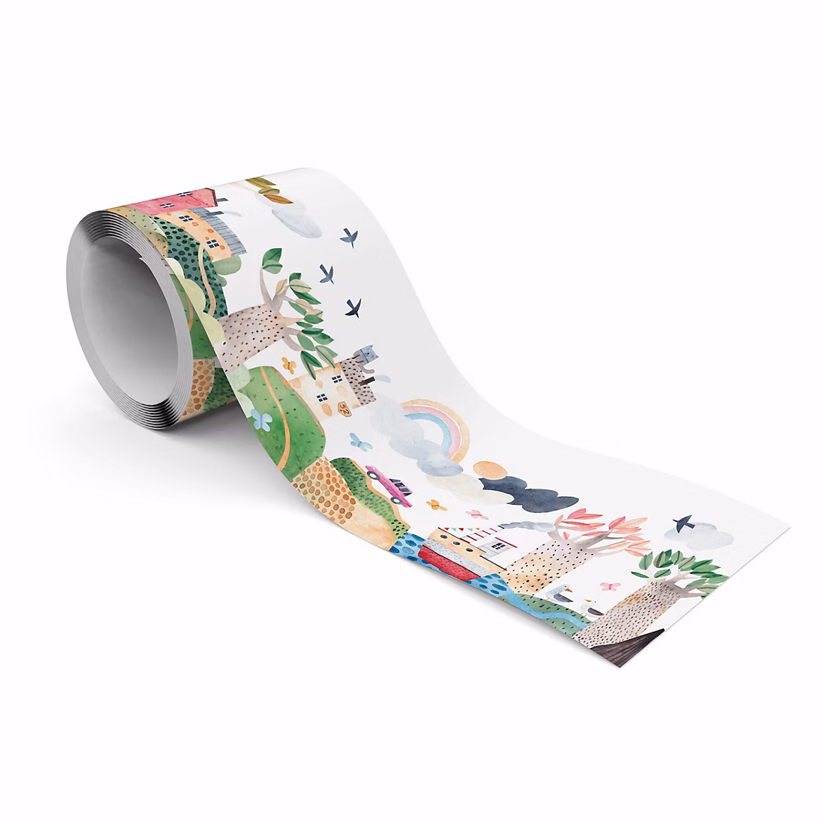 Bande Décorative auto – adhésif ENFANTS Ville Colorée Pour Chambre Enfants 10cm x 300cm