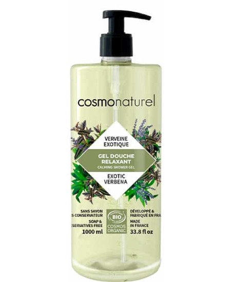 Cosmo Naturel - gel douche Relaxant Verveine exotique 1 litre