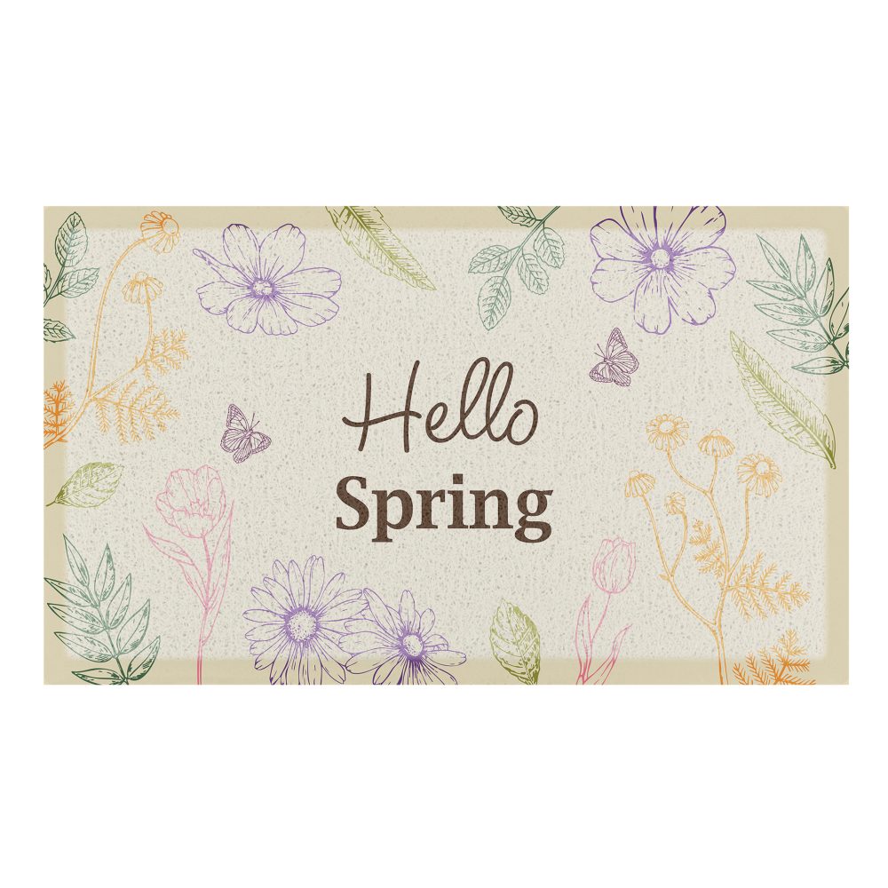 Paillasson Hello Spring (70 x 40 cm)